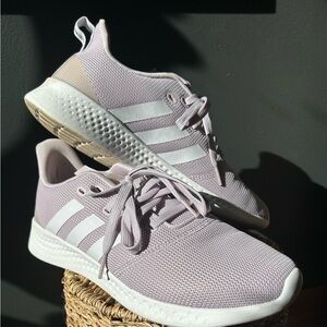 Adidas Women's Light Purple Cloudfoam Athletic Shoes